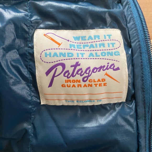 Patagonia Down Hoody Girl’s XL/Women’s XS - Picture 4 of 7